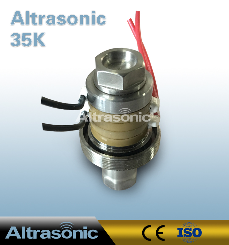 35Khz Replacement Telsonic Ultrasonic Converter With Stainless Protective Housing