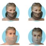 Recyclable Disposable Beard Net Nonwoven Waterproofing For Beauty Hospital