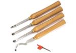 Mini Bar Carbide Tipped Woodturning Tools Set Including Round / Diamond / Square