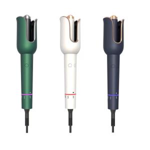 China Hair Curles Adjustable Deep Wave Curling Iron RGB Light wholesale