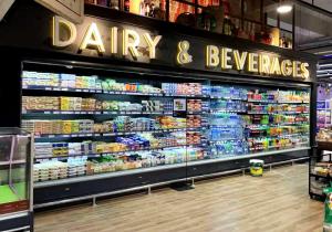 China Open Display Fridge R290 5 Layers Remote wholesale