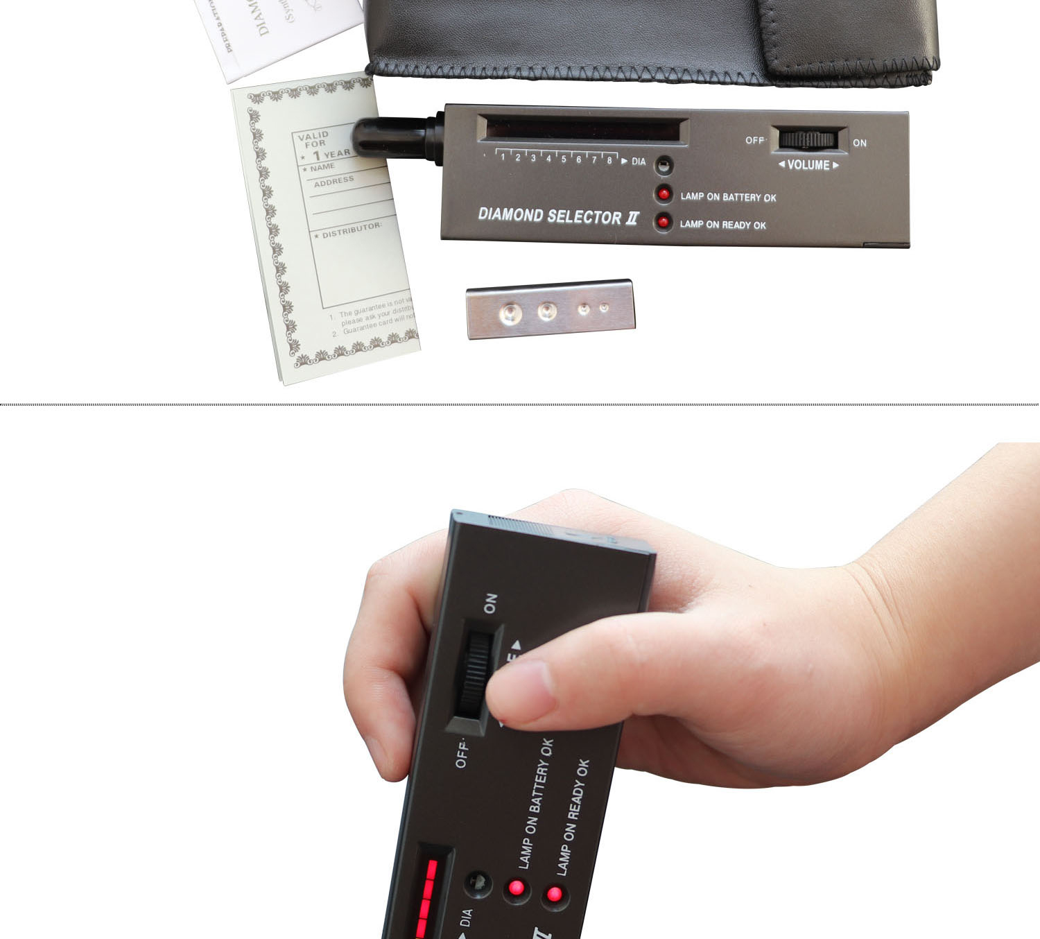 High Accuracy Jewelry Accessories Tools Diamond Indicator Test Pen