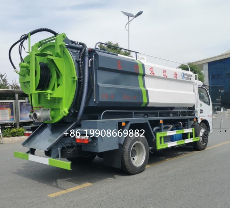 Dongfeng 6x4 Driver 20000L Sewage Suction Truck with Vacuum Pump for Sucking Waste Water Vacuum Sewer Tanker Suction Truck