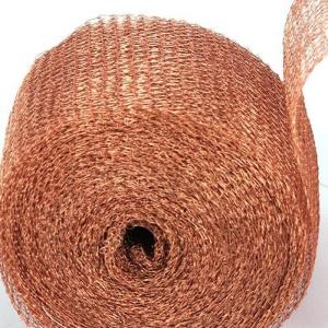 China Strong Copper Knitted Wire Mesh 100mm 127mm Pest Control Mesh wholesale