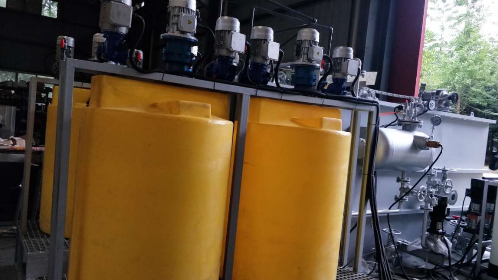 DAF Dissolved Air Flotation for Recycling Water and Waste Water Treatment 12000 kg Weight