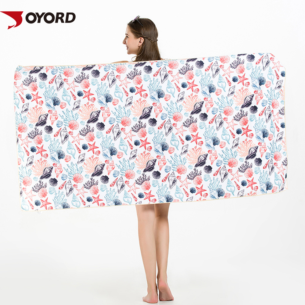 Personalized Unique Sublimated Beach Towels 80 Polyester 20 Polyamide Microfiber