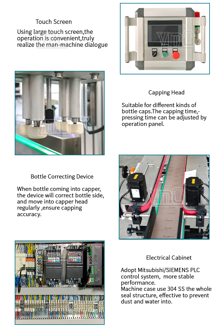 CM140 Gel Polish Bottle Screw Capper Dropper Vial Trigger Spray Twist Off Capping Machine