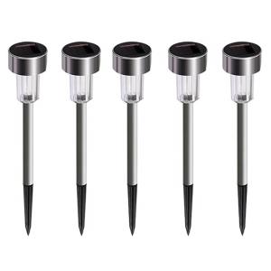 China 600mAh Stainless Steel Automatic Solar Lights IP44 Solar Outdoor Pathway Lighting wholesale