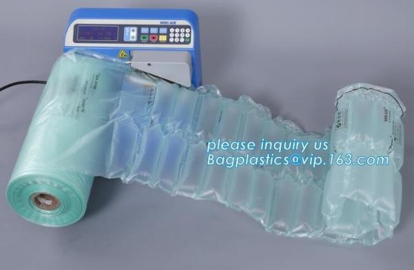 air column bag, dunnage cushion air bag, protective shock resistant cushion hand