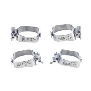 China Slot 0.022 0.018 Teeth Molar Band Ortho Preweld With Buccal Tubes And Lingual Cleat wholesale