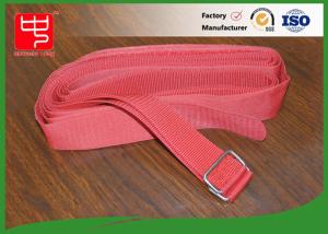 China High Tenacity Nylon Webbing Straps / Cinch Straps With Metal Buckle wholesale