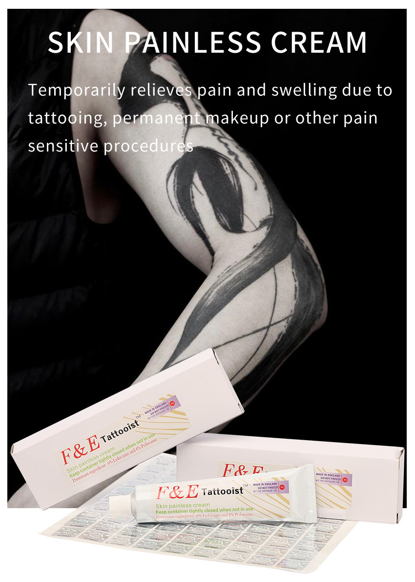 Factory F&E Tattooist Numbing Ointment Microblading Permanent Makeup Beauty Tattoo Topical Anesthesia Cream Supply