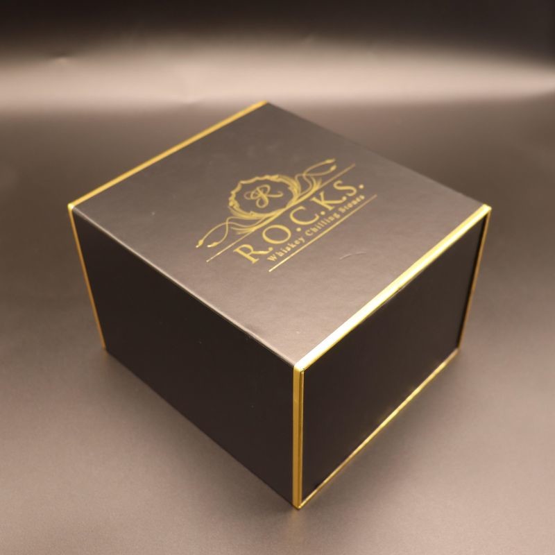 Greyboard C1S Luxury Gift Box Packaging Used For Whiskey Chilling Stones