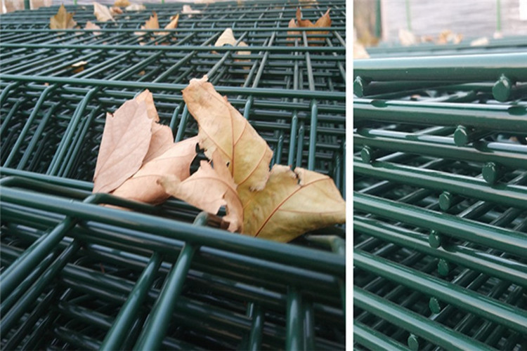 3mm-6mm Curved Welded Wire Fence Triangle Bending Fence Panels