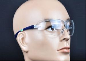 China Easy Bending PPE Safety Goggles / Cool Safety Glasses Anti Chemical Fluid wholesale
