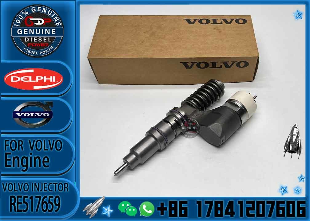 Huida fuel injector common rail fuel injector RE517659 BEBE4B17102 with genuine quality