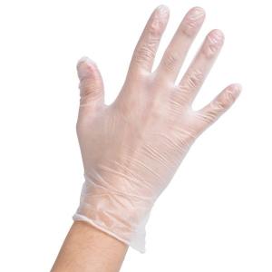 China ISO Clear White Disposable Vinyl Examination Gloves wholesale