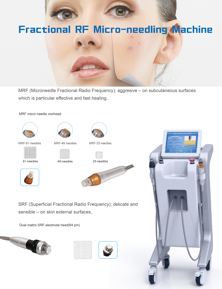 Low Price Fractional RF Microneedle Radio Frequency Skin Tightening Machine on sale