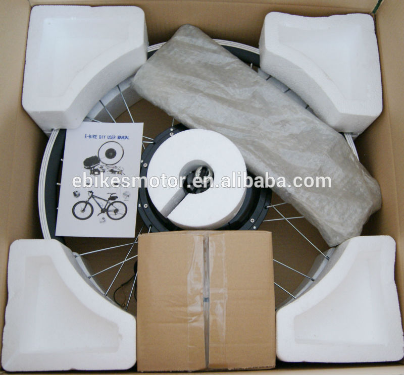 1500w 48v rear wheel bicycle conversion kit with battery