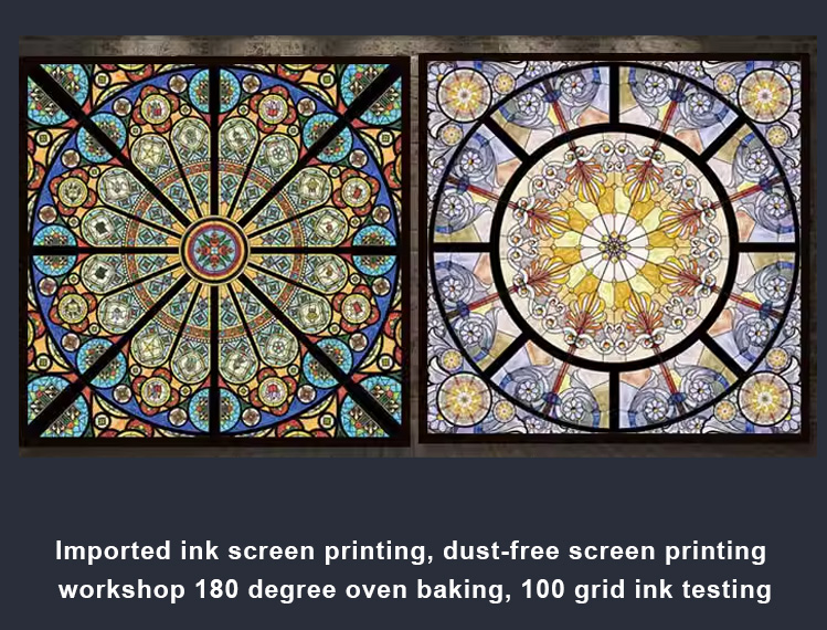 Colorful Stained Glass Decorative Glass Panels Exterior Wall Roof Church Decoration