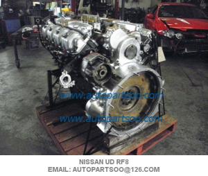 China Nissan UD RF8 engine Used Motor for sale diesel engine wholesale