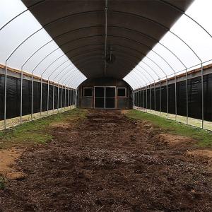 China PE Film Poly Tunnel Automated Blackout Light Deprivation Greenhouse For Herbs wholesale