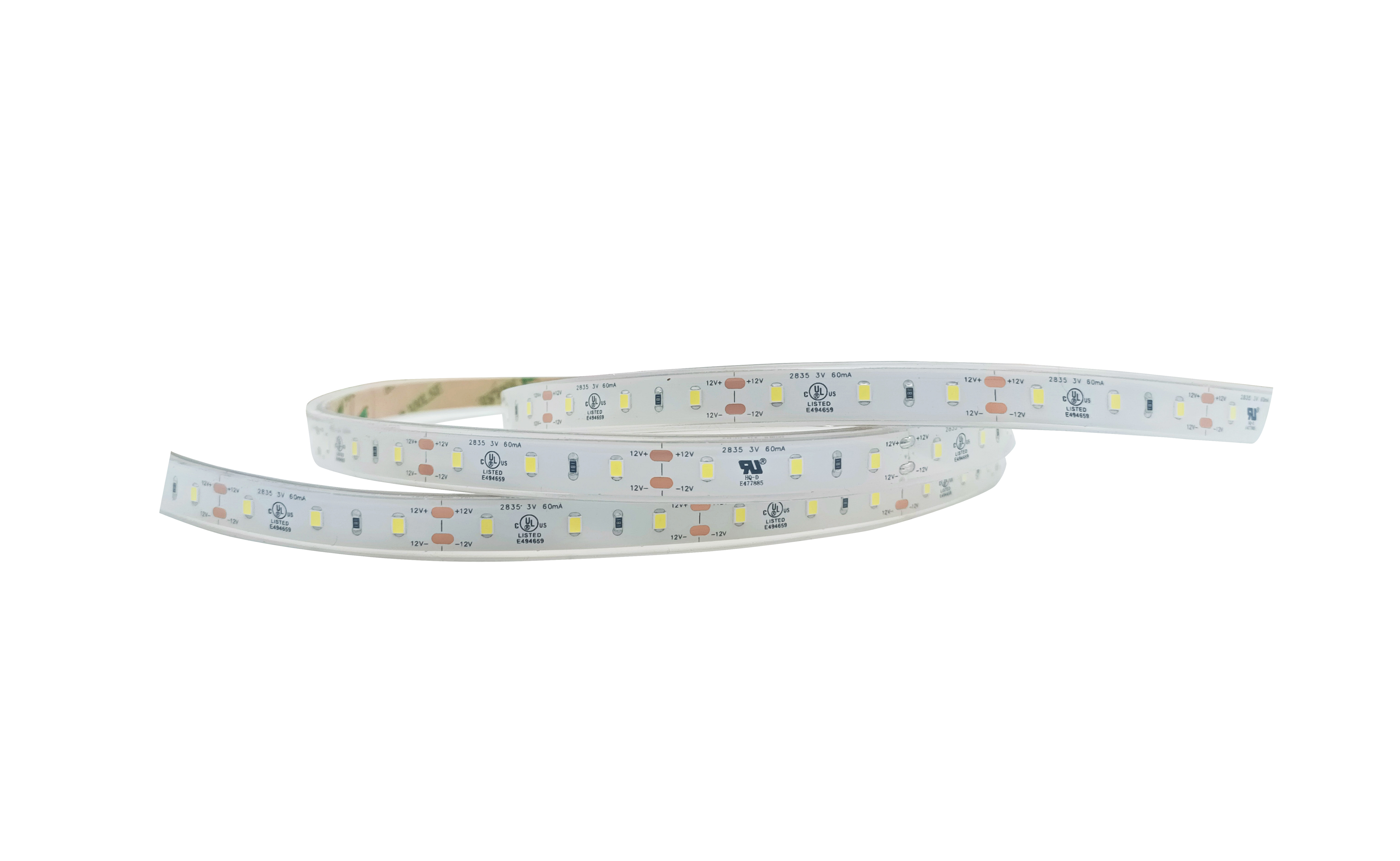 Emergency High Voltage Led Strip Lights PVC Transparent Sleeve