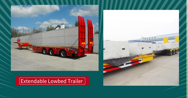 3000 ton Max Payload AOTONG TRAILER Semi Trailer for Large Tank Container Transport
