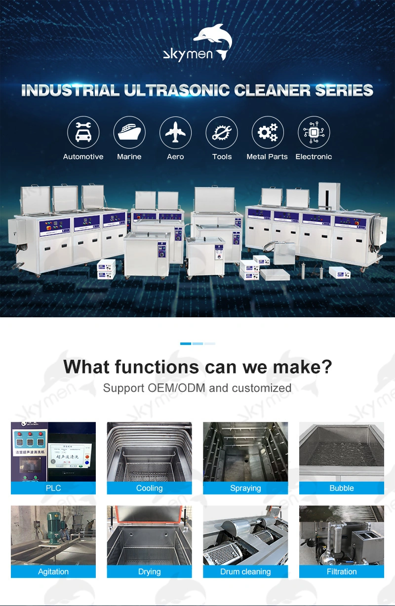 99liter Indsutrial Ultrasonic Cleaning Machine Single Frequency 40kHz Used for Surgical Instrument with 1500W Power