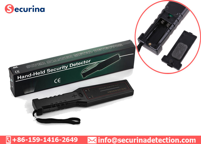 Rechargeable Battery Hand Held Security Detector GC1002 Adjustable Sensitivity