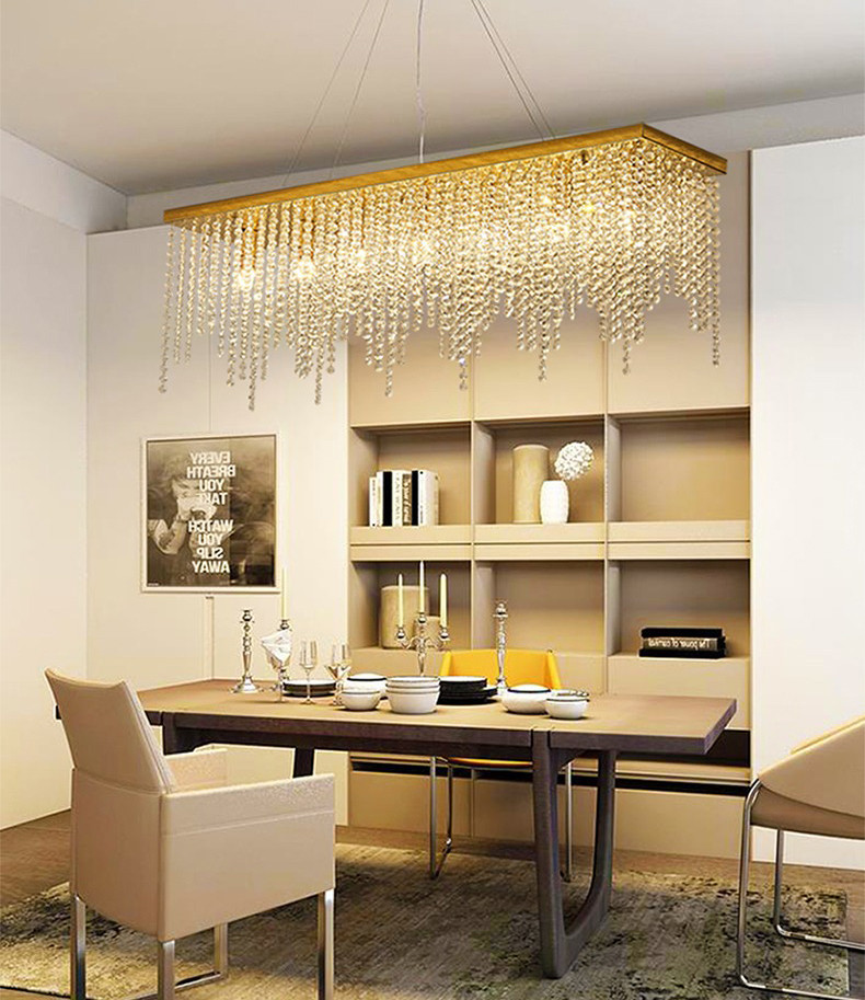 Nordic home decoration crystal chandelier restaurant extra large chandelier(WH-CA-106)