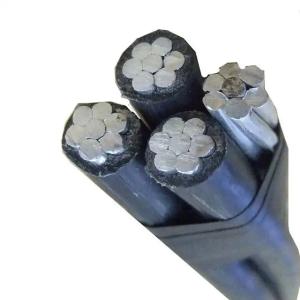 China 1KV Low Voltage Aerial Bundled ABC Cable PVC/PE/XLPE Insulated Overhead Wire Cable wholesale