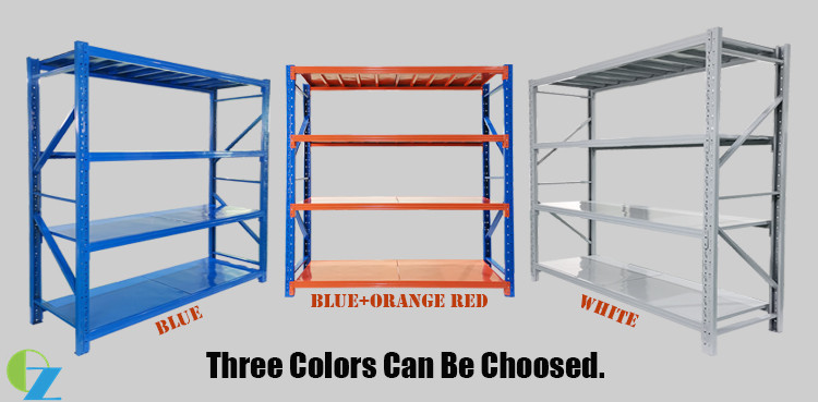 200KG Per Layer Powder Coated Steel Storage Racks Light Duty Warehouse Storage Shelf