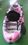 9 Feet Adult Kayak Fishing Boats , Heavy Duty Stable Fishing Kayak Multi