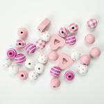 Europe Regional Feature Valentine Wooden Beads Open Heart Bohemian Vintage
