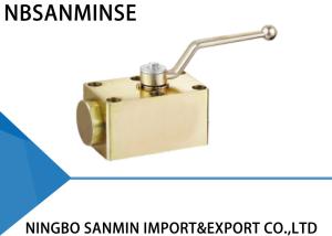 China KHP Series Plate Type Lockable Hydraulic Ball Valve Hydraulic Sanmin Corrosion Resistant wholesale