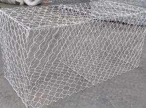 China 6.0mm 50x70mm Galvanized Gabion Basket Weaving And Welding Process wholesale