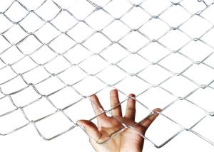 China Anti Rust 2.5mm Galvanized Decorative Anti Climb Chain Link Fence wholesale