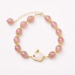 Jade Rabbit Amethyst Bracelet For Women Anxiety Amethyst Beaded Bracelets