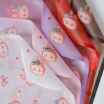 Labubu Magic Edge Mist Paper Love Bow Flower Packaging Paper