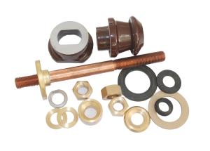 China Porcelain DT1-250A Bushing Assembly With Copper Busbar wholesale