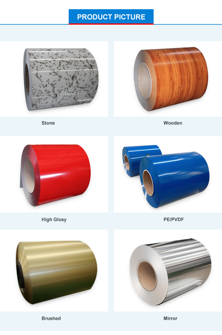 3003 Prepainted Coated Aluminum Coil H112 Punching 1220mm