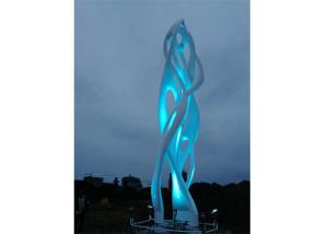 China Large Stainless Steel City Outdoor Lighting Sculpture for Urban Landscape wholesale