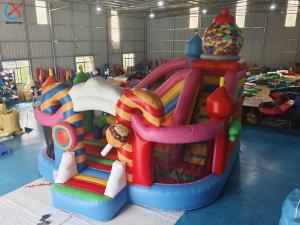 China Manufacturer Inflatable Combos Happy Easter Candy Inflatable Bounce House Castle wholesale