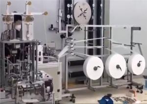 China Digital Disposable Mask Production Machine , Earloop Mask Machine 1 Year Warranty wholesale
