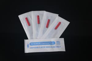 China #12 Flat Red Eyebrow Microblading Needles Permanent Makeup Tattoo Needles wholesale