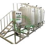 Acid Alkaline Pure Hot Water CIP Tank Machine For Carbonated Drink Filling Line