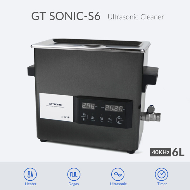LED Display Digital Ultrasonic Cleaner PCB 40kHz With Degas Heated Sonic Bath