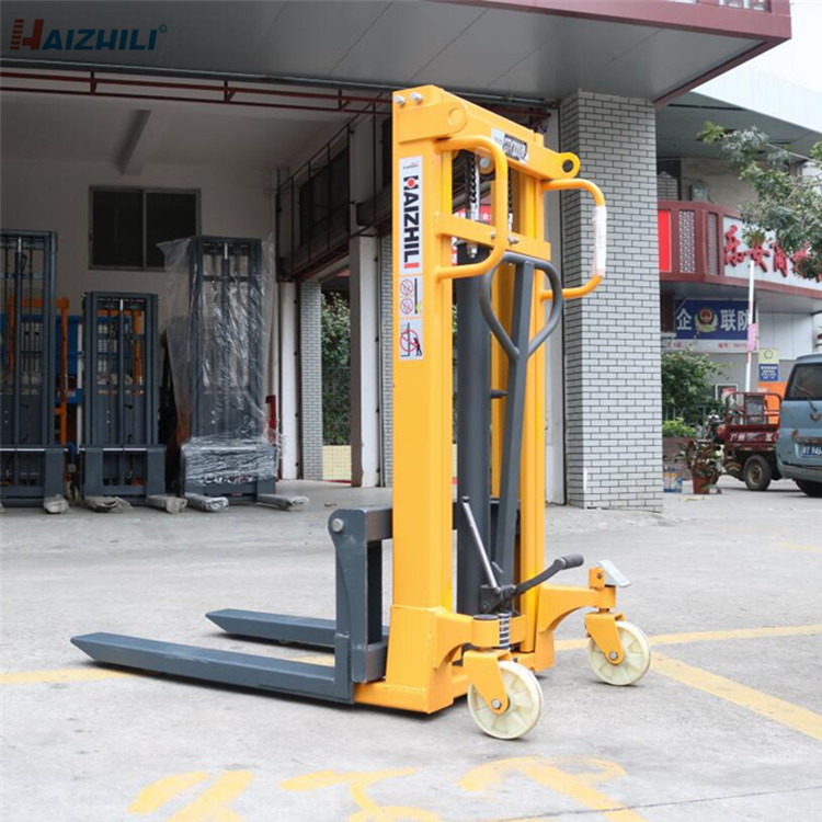 2 Ton 2.5 Meter Manual Forklift Stacker Easy Push Smooth Operation Durable