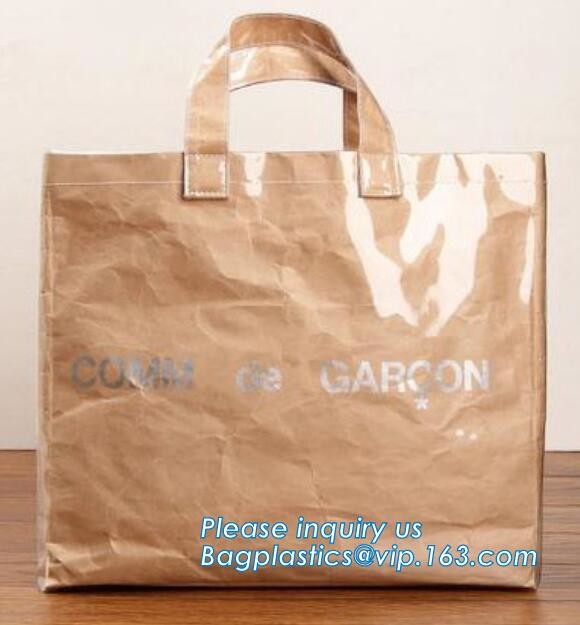 Dupont Tyvek PU coated shopping bag PU coated Tyvek bag PU coated tyvek eco bag,Tote Bag Cotton With Logo Printing Tyvek